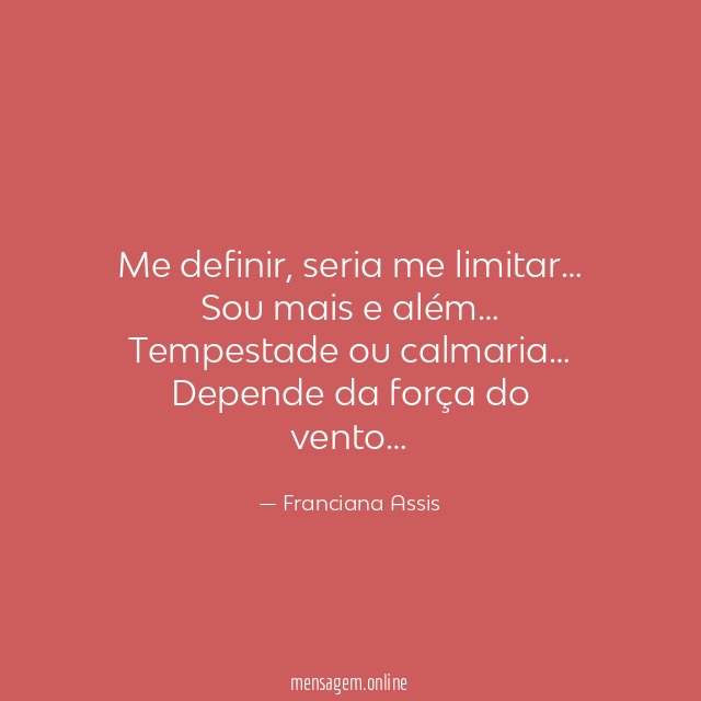 Me definir