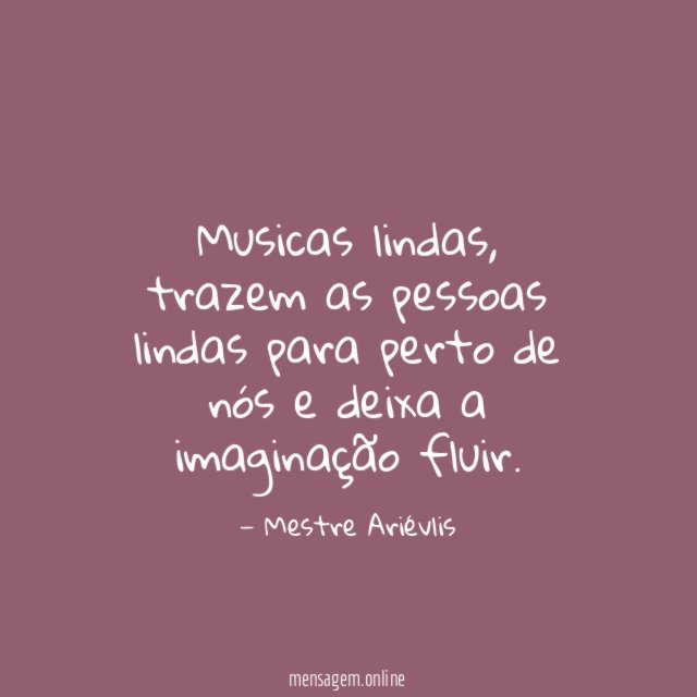Musicas lindas