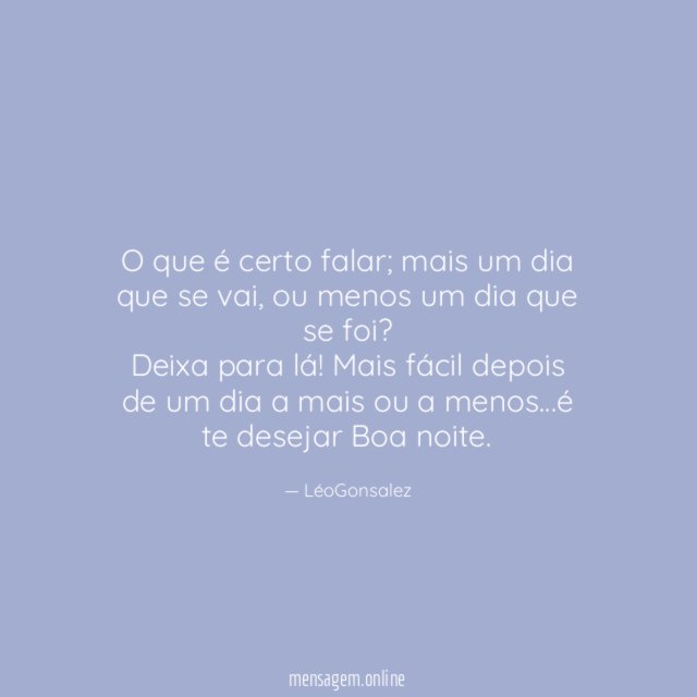 O que é certo falar
