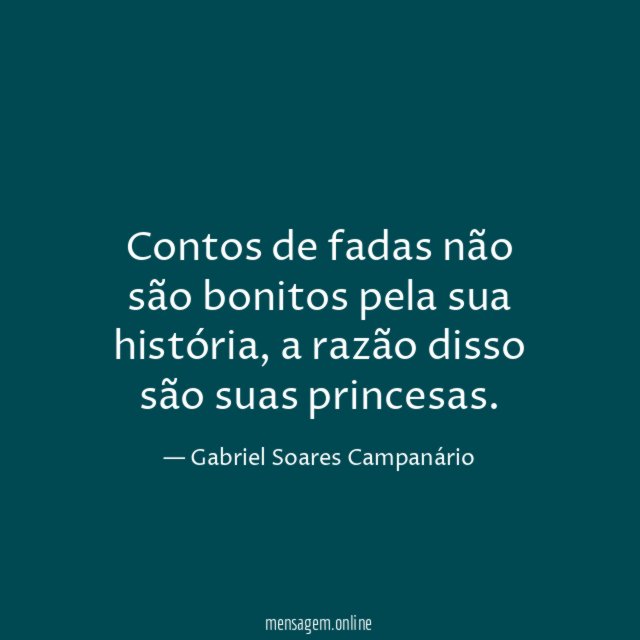 Contos de fadas não são bonitos pela sua história