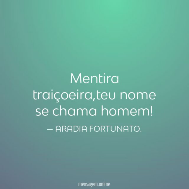 Mentira traiçoeira