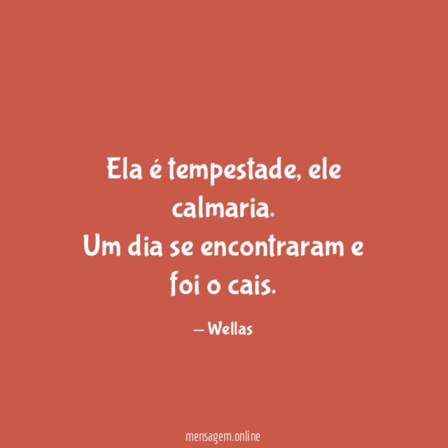 Ela é tempestade