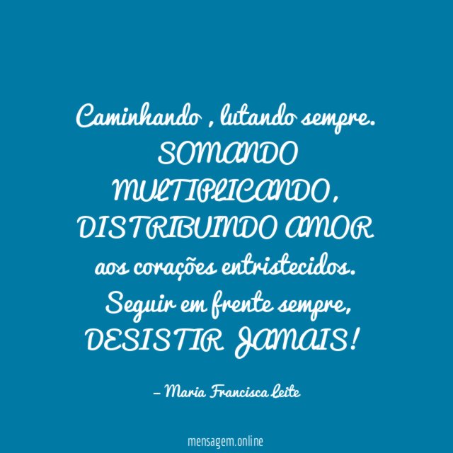 Caminhando
