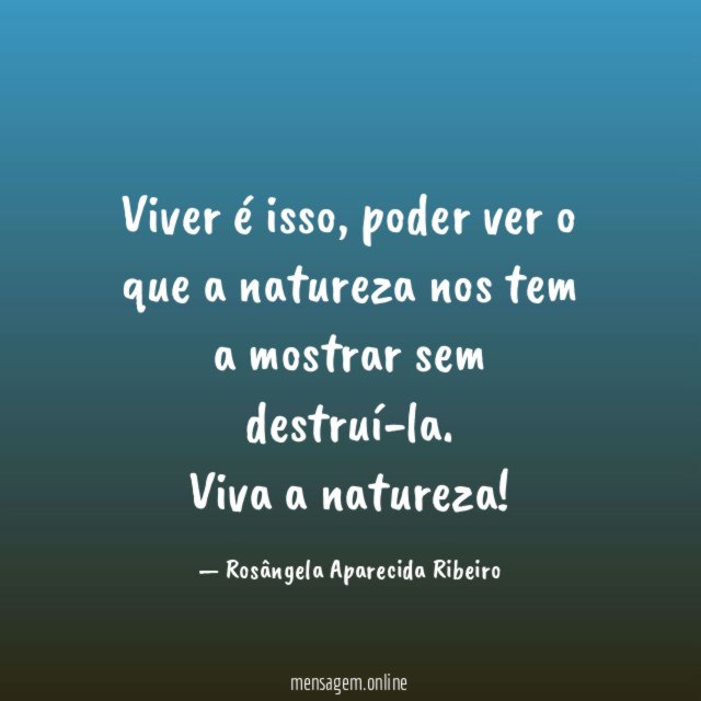 Viver é isso