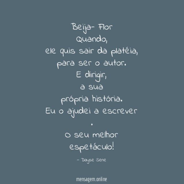 Beija- Flor