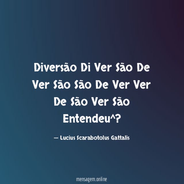 Diversão Di Ver São De Ver São São De Ver Ver De