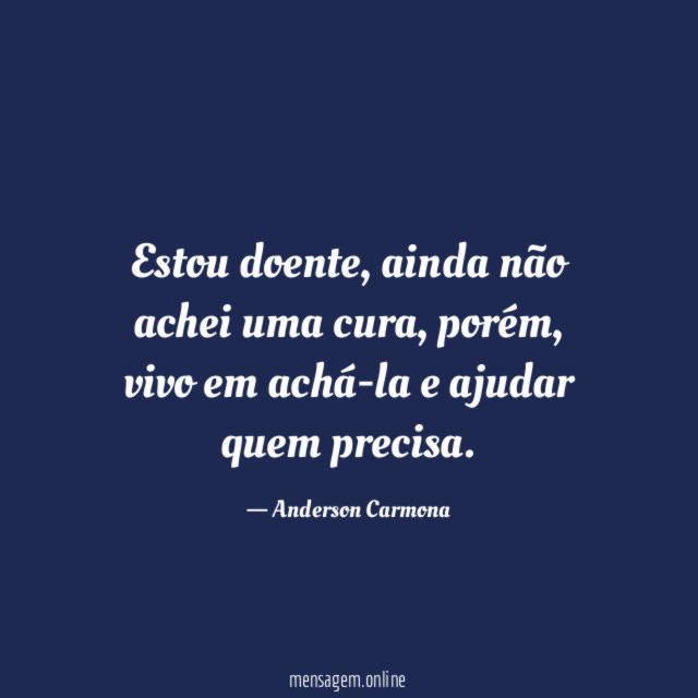 Estou doente