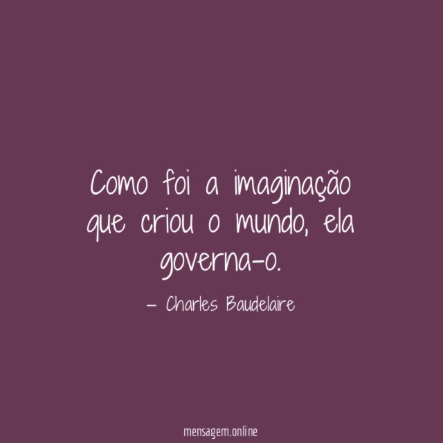 Como foi a imaginação que criou o mundo