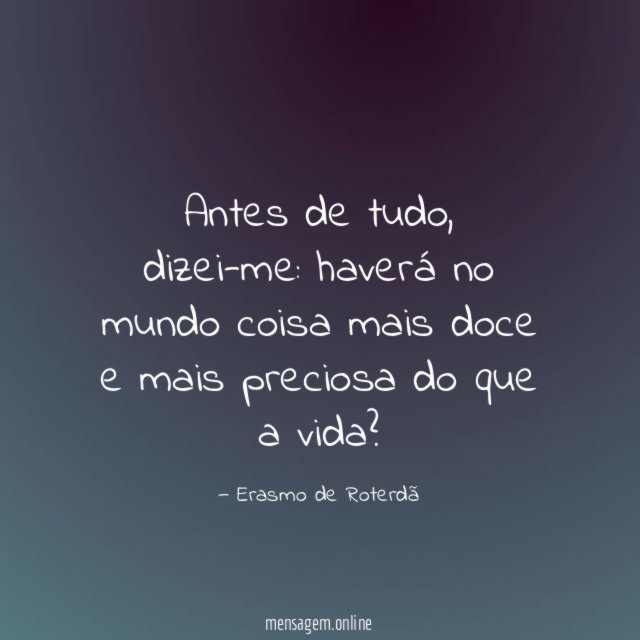 Antes de tudo