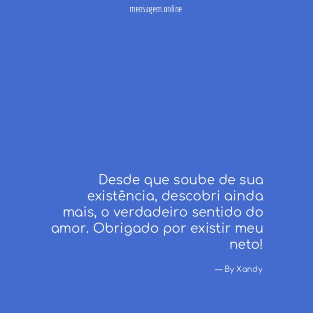 ♥ Desde que soube de sua existência