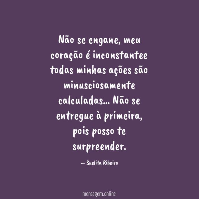 Não se engane