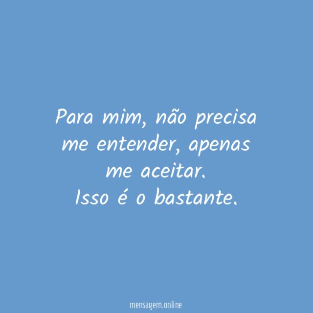 Para mim