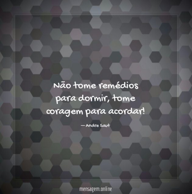 Não tome remédios para dormir