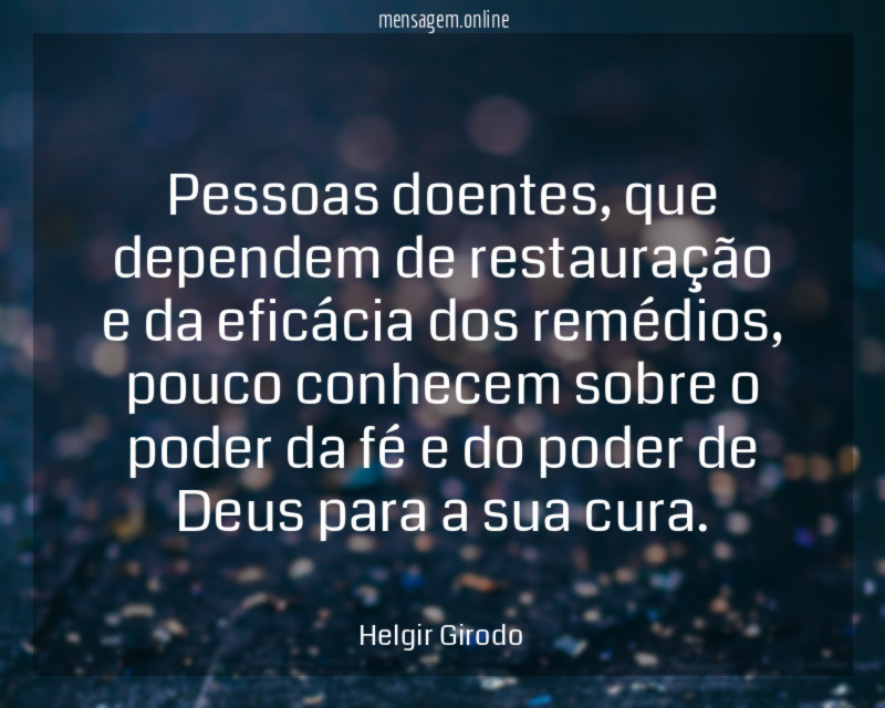 Pessoas doentes