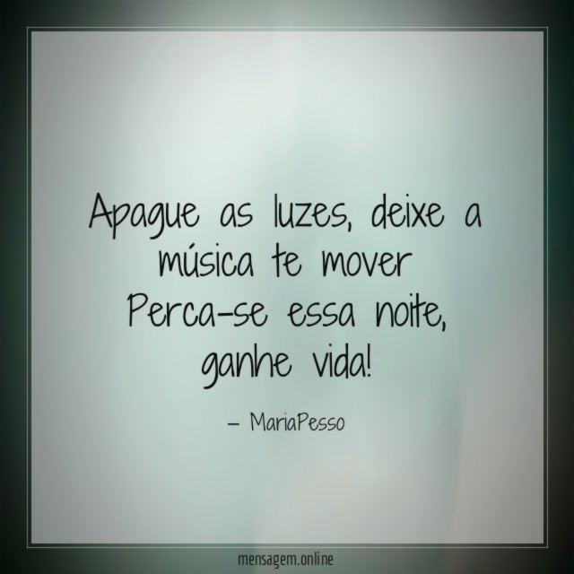Apague as luzes
