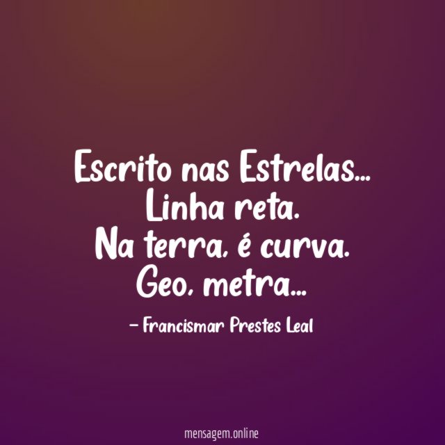 Escrito nas Estrelas…