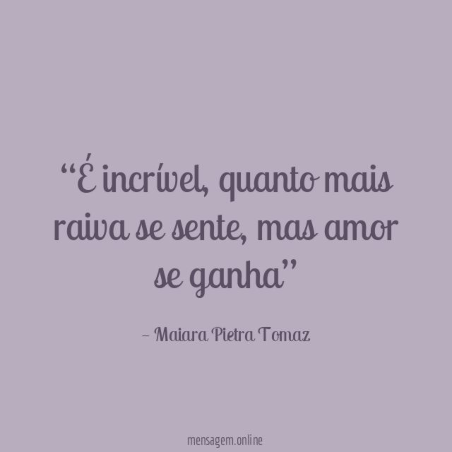 É incrível