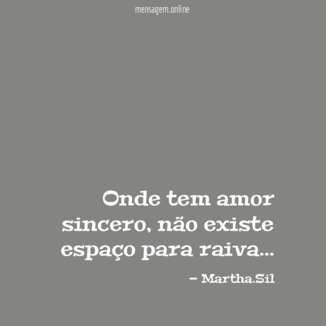 Onde tem amor sincero
