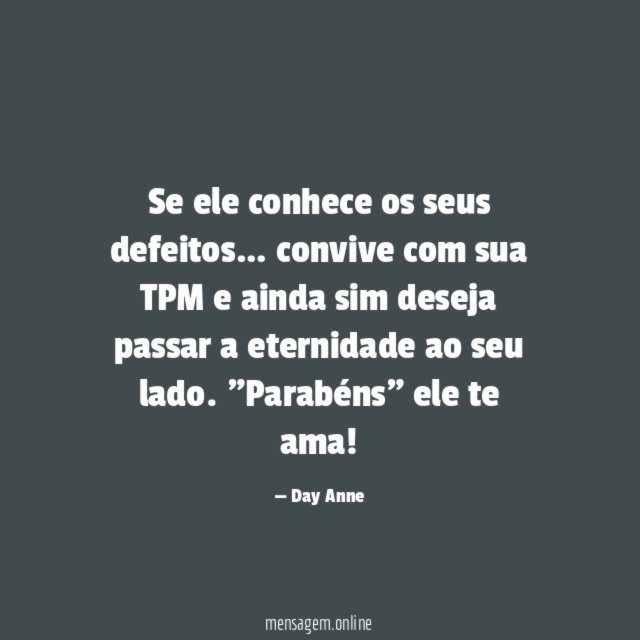 Se ele conhece os seus defeitos