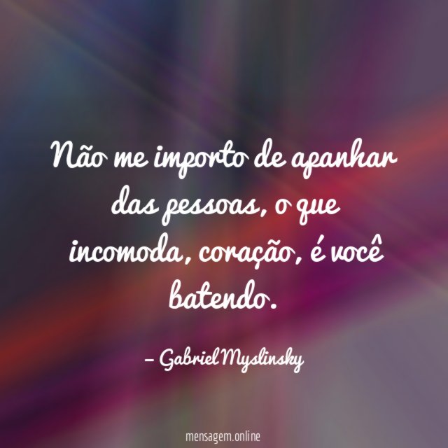Não me importo de apanhar das pessoas
