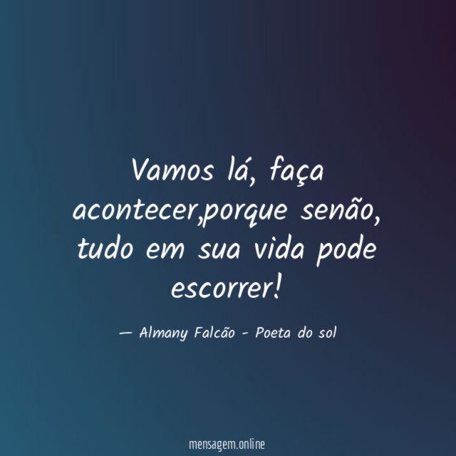 Vamos lá