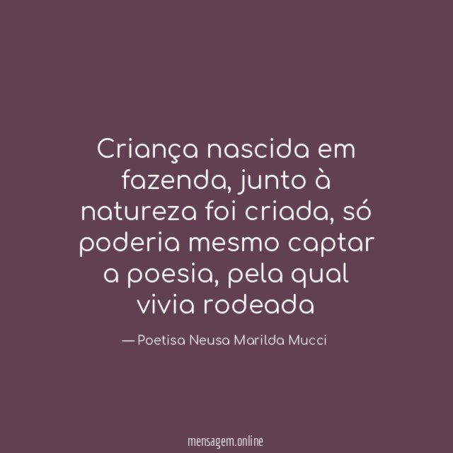 Criança nascida em fazenda