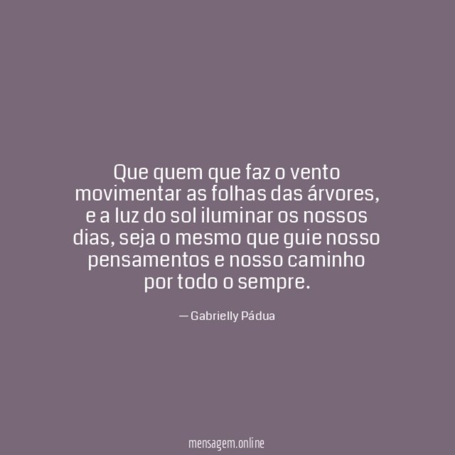 Que quem que faz o vento movimentar as folhas das árvores