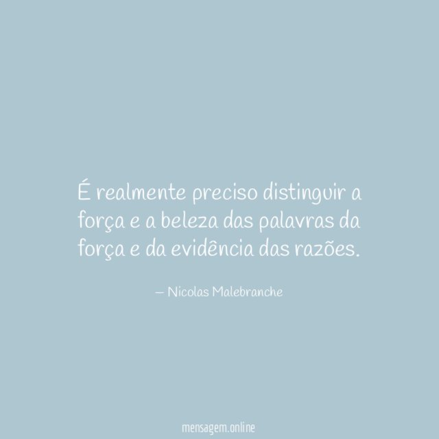É realmente preciso distinguir a força e a