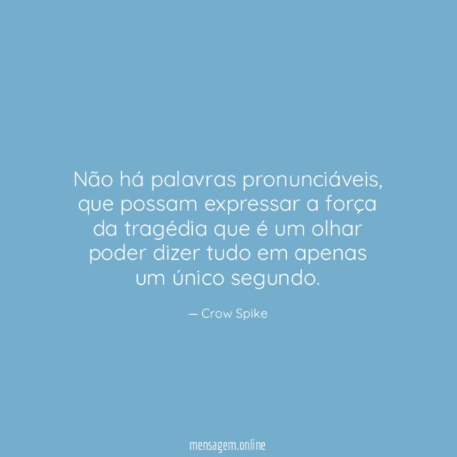 Não há palavras pronunciáveis