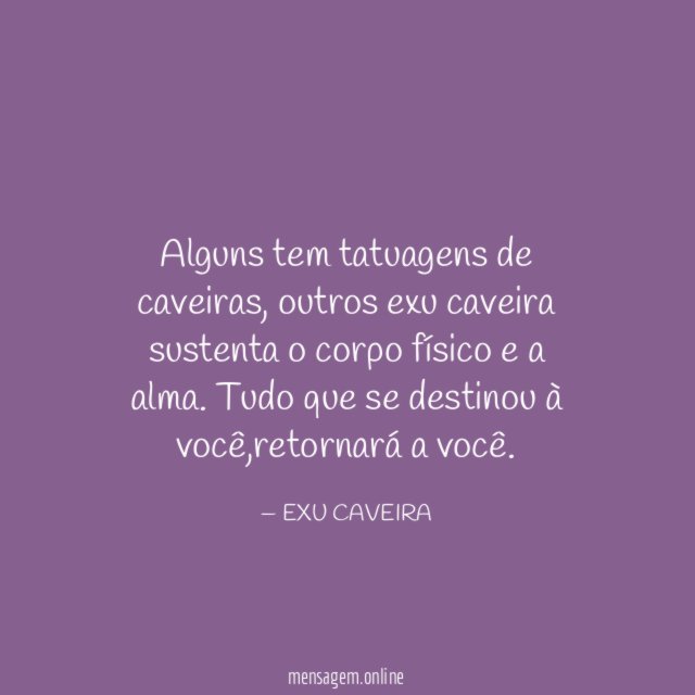 Alguns tem tatuagens de caveiras
