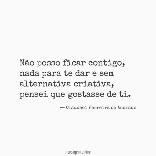 Não posso ficar contigo