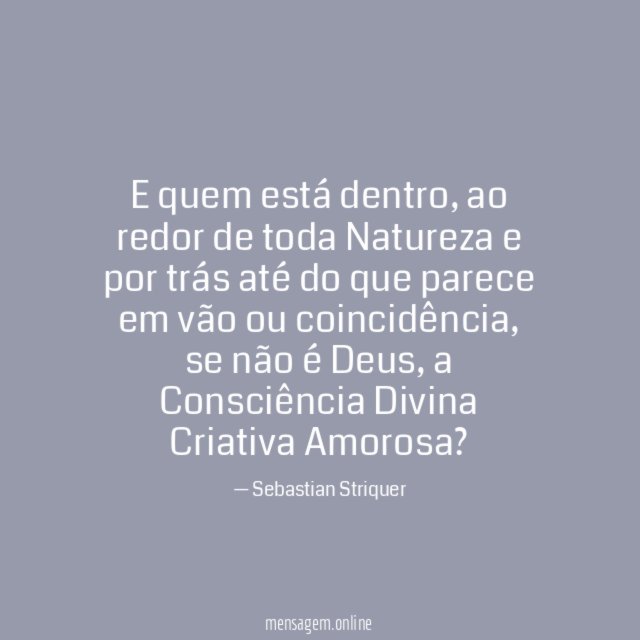 E quem está dentro