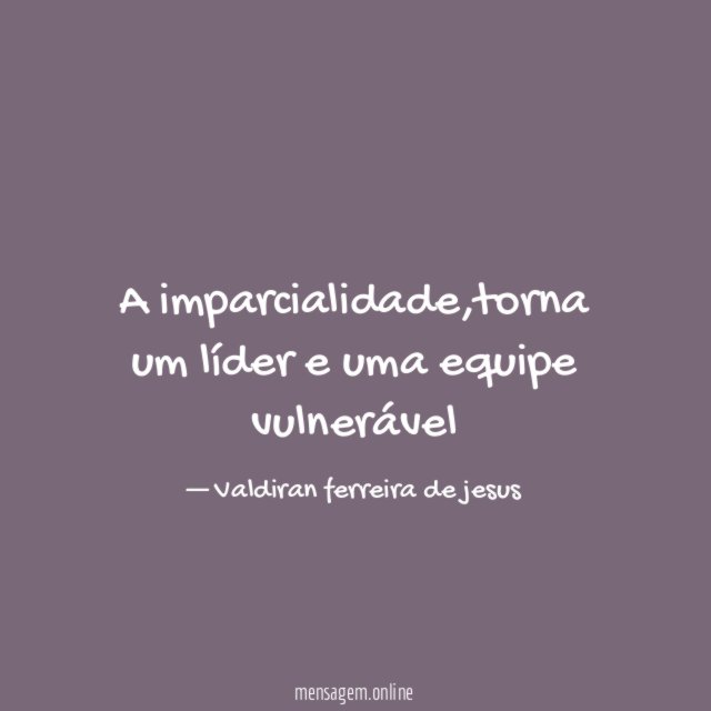 A imparcialidade