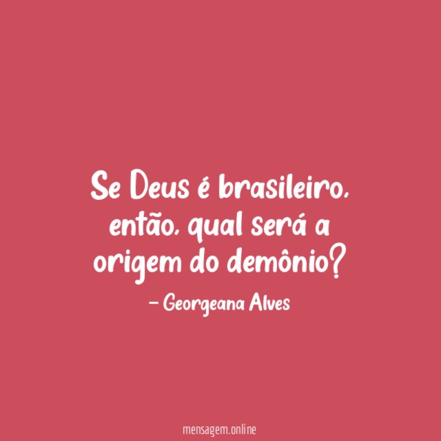 Se Deus é brasileiro