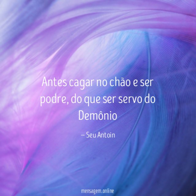 Antes cagar no chão e ser podre