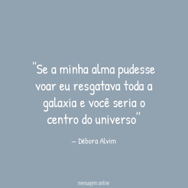 'Se a minha alma pudesse voar eu resgatava