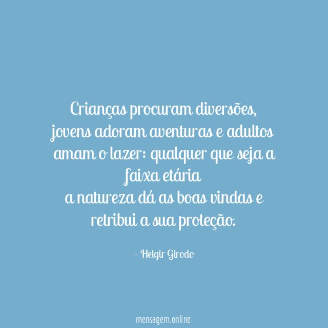 Crianças procuram diversões