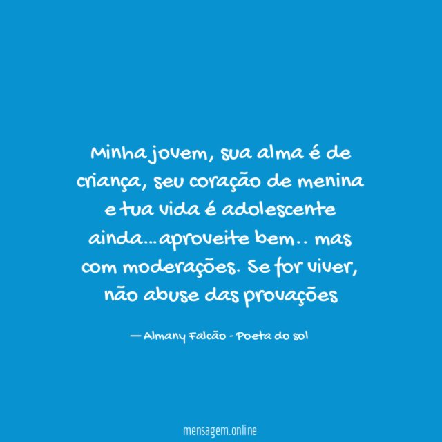 Minha jovem