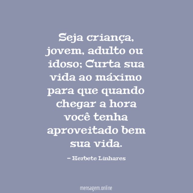 Seja criança