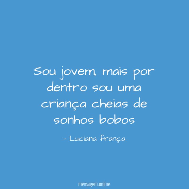 Sou jovem