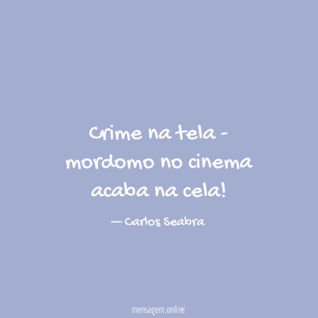 crime na tela - mordomo no cinema acaba na cela
