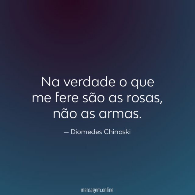 Na verdade o que me fere são as rosas