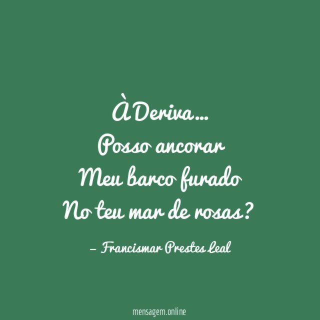 À Deriva…