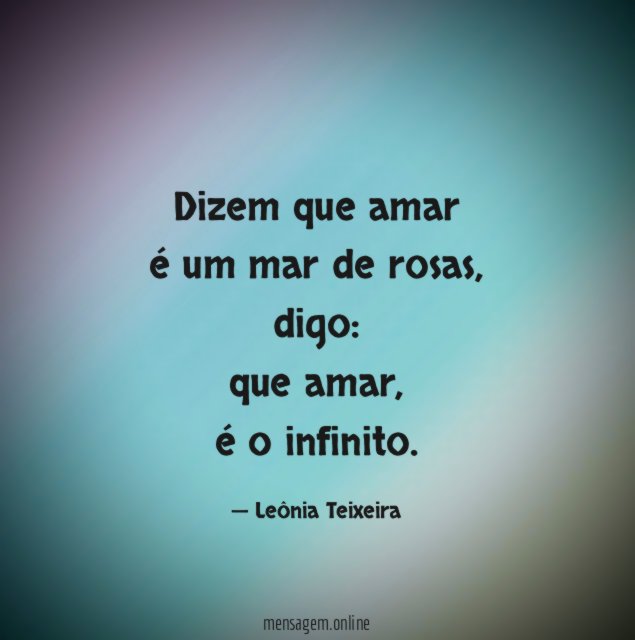 Dizem que amar é um mar de rosas
