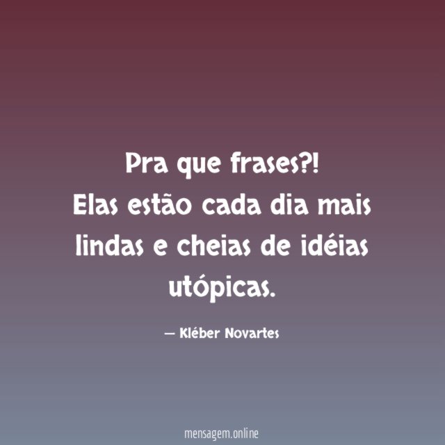 Pra que frases