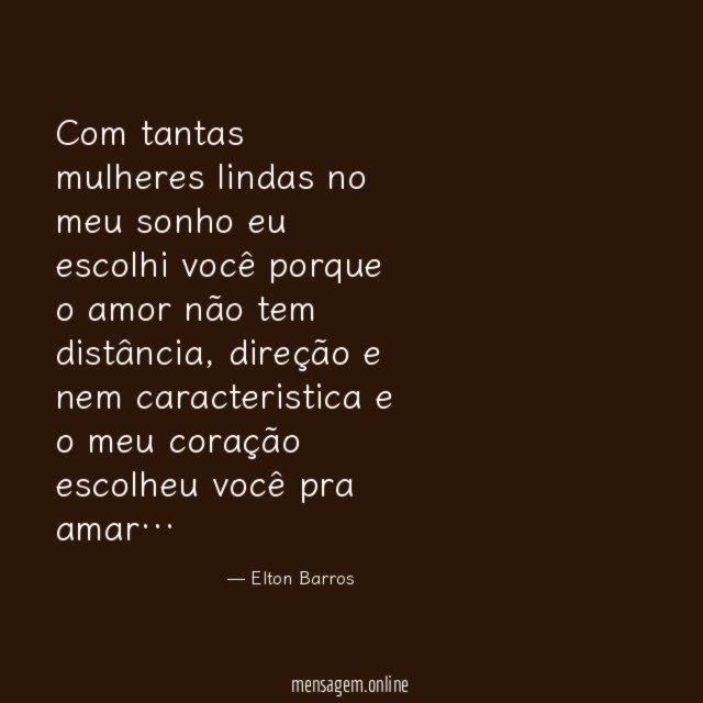 Com tantas mulheres lindas no meu sonho eu