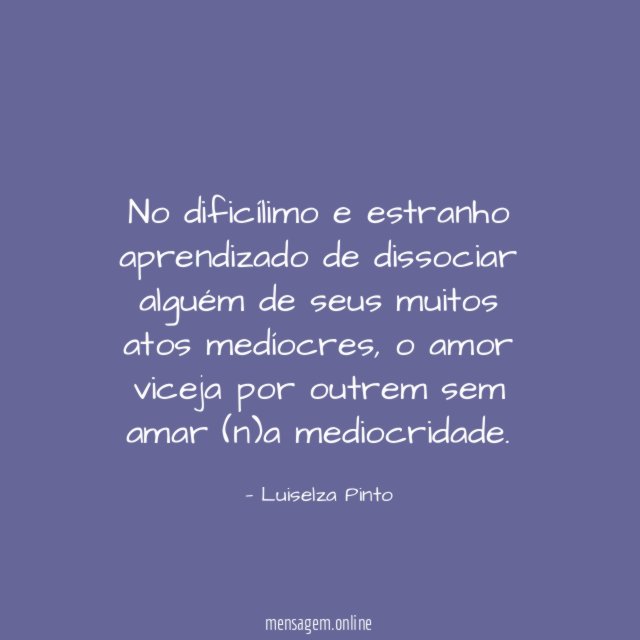 No dificílimo e estranho aprendizado de dissociar alguém