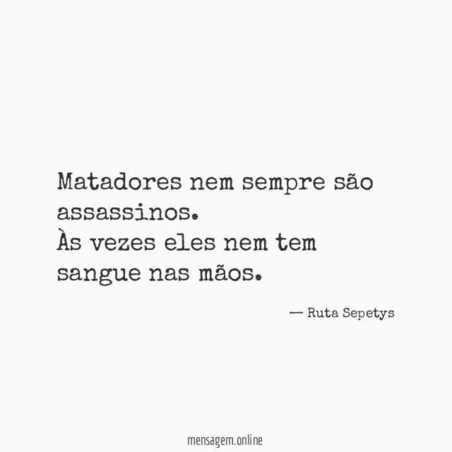 Matadores nem sempre são assassinos