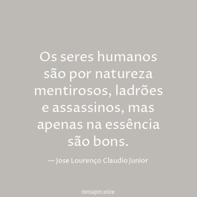 Os seres humanos são por natureza mentirosos