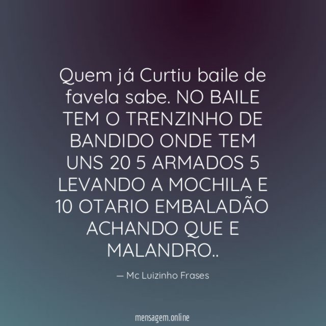 Quem já Curtiu baile de favela sabe
